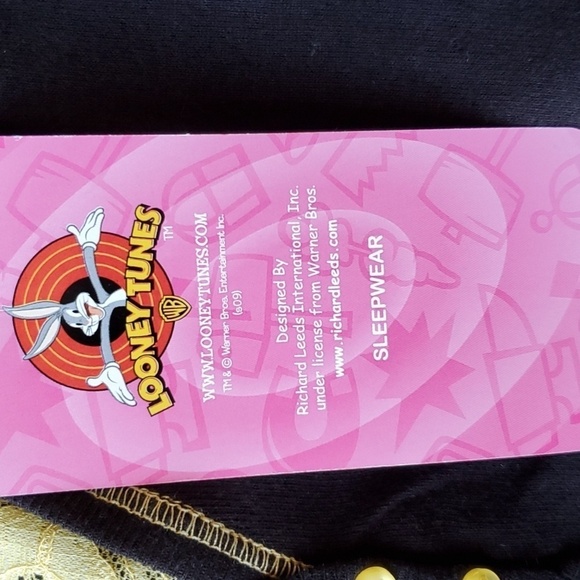 Warner Brothers Tweety knit sleep short set large 100% cotton NWT - Picture 10 of 11